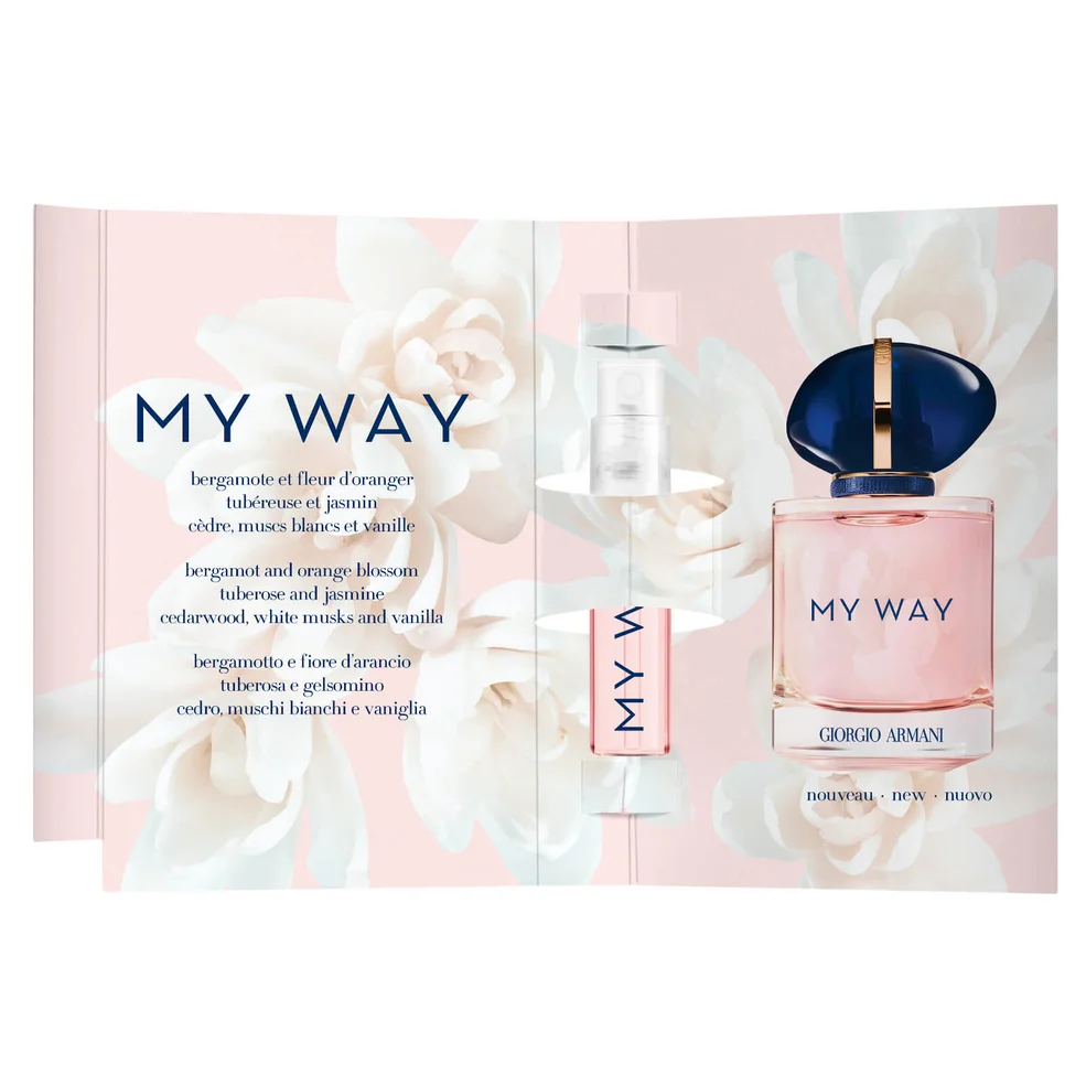 My Way Sample Armani My Way Fragrance Sample 1.2ml | LOOKFANTASTIC