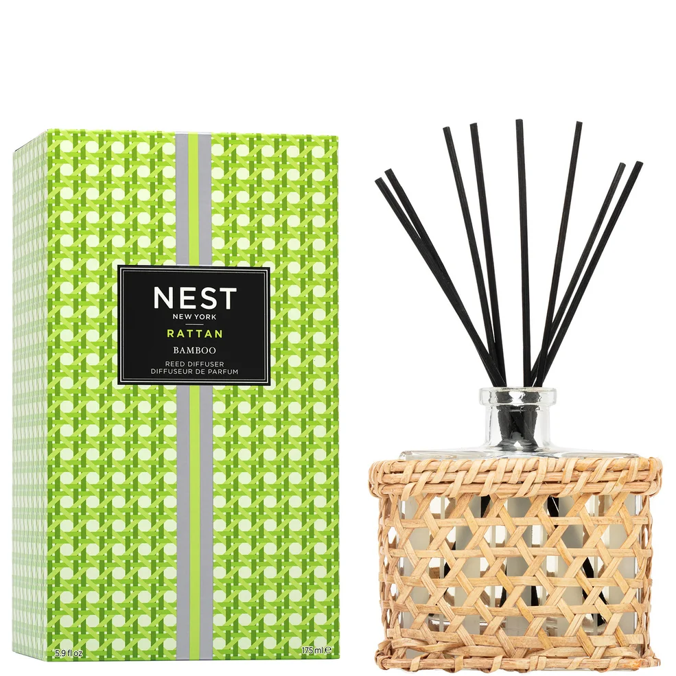 Nyx Reed Diffuser NEST New York Rattan Bamboo Reed Diffuser 177ml | LOOKFANTASTIC